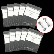 1-10bags Dental Orthodontic Sliding Crimpable Hook Long Curved Right Hook