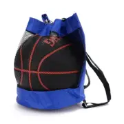 Basketball Bag Mesh Foldable Drawstring Ball Sport Equipment Bag Soccer Gym Bag