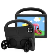 Wheel iPad Case For iPad Pro 11/Air4 10.9 inch Shockproof Stand Cover With Handle Stand-Black