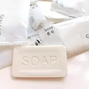 10 pack, Mini Travel Size Portable Fresh White Square Bath Soap Bar for Bathing, Washing Hand, Body, Personal Skin Care,Hotel, Family, Guests