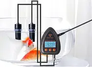 Smart Online Water Quality Monitor,Water Quality Tester,App 5 in 1 Ph Ec Tds Sg Temp Mariculture Tester,Screen Display,View Real-Time Data,Trace Parametric Curve，Alarm Notification