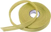 sourcing map 3/4 Inch Single Fold Bias Tape Polyester Continuous Bulk Bias Tape for Sewing, Seaming Quilting Hemming Binding Crafts (Gold 25 Yards)