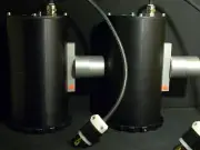 Two NEW Heavy Duty Gasketed Machined Aluminum 24 Deg. Halogen Capsule Spotlights