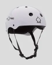[Pro Tec] Pro Tec Classic Skate Helmet in Gloss White Size Medium