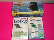 TETRA WHISPERER 2-10 GALLON INTERNAL POWER FILTER W/3 BIO 3 FILTERS NIB