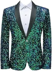[Generic] Mens Tuxedo Blazer Men Shawl Collar One Dress Suit Jacket Mens Wedding Party Clothes