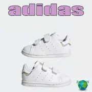Adidas Stan Smith CF I Infant/Toddler Girls Shoes Size 10K White/Multi/Purple