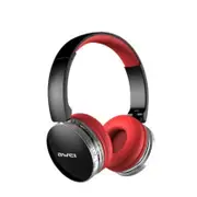 A500BL Wireless bluetooth Headphone Folded CVC6.0 Noise Cancelling Stereo Headset with Mic RED COLOR