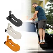 Foldable Car Roof Rack Step with Safety Hammer Car Door Step Latch Hook Universal Auxiliary Walking Car Foot Pedal Alumi