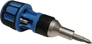 JACK HAMMER stubby screwdriver ratchet head - 6 bit kit multi-bit driver