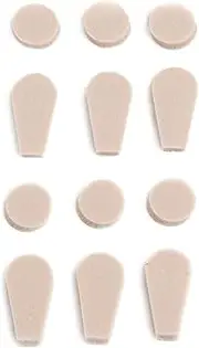 Clip on Earring Pads | Adhesive Paddle and Dot Foam | 3 Pairs | Go Betweens | E'arrs, Foam
