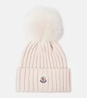 [Moncler] Moncler Wool beanie One Size pink
