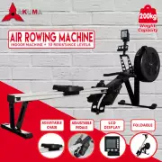 Rower Machine Rowing Exercise Gym Resistance Cardio Fitness Air Home Design