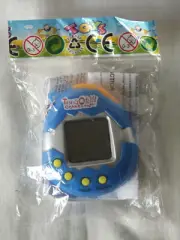 Tamagotchi Connection Toy Blue Virtual Pet Retro 4 Button Knock Off New