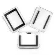3pc RageCams Back Door Case Cover Kit for GoPro Hero+3 & Hero4 Standard Housing