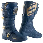 MX-5 Blue Gold Motocross Boots