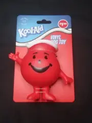 Kool-Aid Vinyl Squeaky Chew Dog Toy Kool Aid Man RED