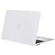 Matte Rubberized Hard Shell Case Cover for 13" MacBook Air (2018-2022) - Matte White for Models: A2337 M1 / A2179 / A1932 [NBAOEM0137]
