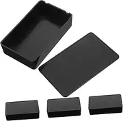 Angoily Electronics Project Box Set of 4 Plastic Case Junction Box Compact Design Easy Installation for Electrical Boxes