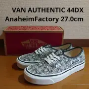Men 9.0US Vans Authentic 44Dx Acid Wash Blk