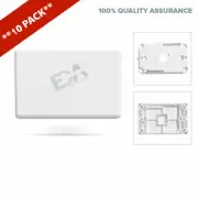 10X White Blank Cover Plate for Power Point Outlet Light Switch Bulk Buy