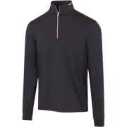 Greg Norman L/S Leaderboard Ultra Stretch Black Heather Outerwear Men