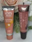 Burt’s Bees set of 2 Sweet Peach Squeezy Balm & Flushed Blush Gloss New Sealed