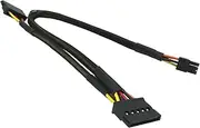 COMeap SATA 15 Pin x2 to Mini 6 Pin ATX Compatible with Dell Inspiron 3653 3650 HDD SATA Power Cable 13-inch(33cm)