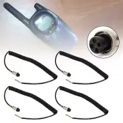 4x Microphone Coiled Replacement Cord Cable 4Pin For Pr550 Car Walkie Talkie