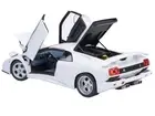 1995 Lamborghini Diablo SE30 Jota Impact White 1/18 Model Car by Autoart