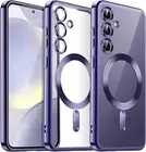 For Samsung Galaxy S24+/Plus Case w/ Shockproof Electroplated Soft Clear Cover