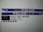Ocean City Maryland Police K9 Patrol Vehicle Decals 1:43