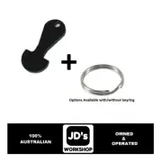 Removable Shopping Trolley Key Token Coin Unlock Tool - With / Without Key Ring