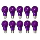 E27 Screw Cap LED Bulb SMD 2835 5W Dark Purple Color Plastic A50 Bulbs for Party