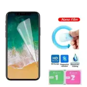 For Apple iPhone 16e 15 14 13 12 11 XS XR SE 7 8 Screen Protector Soft Nano Film