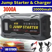 12V Portable Car Jump Starter 3000A Battery Pack Charger Heavy Duty High Booster