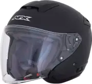 AFX FX-60 Super Cruise Solid Motorcycle Helmet Matte Black