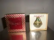 Vintage Art Deco MONET Enamel Glass Champagne bottle Collectable Box Unopened