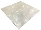 Selenite Sun Rays Design Coffee Table Top Square Resin Balcony Side Table