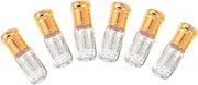 HONITANO 6pcs Refillable Roller Ball Perfume Bottles Containers for Essential Oils Travel Friendly Design Practical and Leak for DIY Fragrances and Daily Use