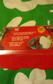 AS SEEN ON TV HARD BOILS EGGS WITHOUT THE SHELL