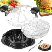 Chicken Shredder, Large Chicken Breast Shredder Tool Twist with Fork, Visible...