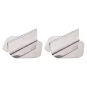 2pk Appetito Stainless Steel Sandwich Slicing/Cutting Guide/Holder