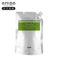 在飛比找PChome24h購物優惠-《AMIDA 阿蜜達》綠茶控油洗髮精補充包1000ml