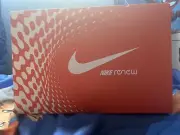 EMPTY NIKE SHOE BOX - ORANGE RENEW NIKE BOX Size 9.5 (EMPTY SHOE BOX NO SHOES)