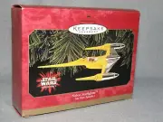 HALLMARK MAGIC ORNAMENT 1999 STAR WARS EPISODE 1 ~NABOO STARFIGHTER~ NIB