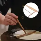 Wooden Rake Bamboo Dragonfly Crepe Spreader and Spatula Kit Pancake