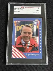 BOB DOLE 1992 WILD CARD DECISIONS SIGNED AUTOGRAPHED CARD #35 SGC AUTHENTIC