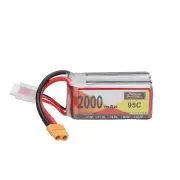 ZOP POWER 14.8V 2000mAh 95C 4S LiPo Battery XT60 Plug for RC Drone