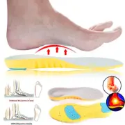 Work Boots Insoles Shoe Orthotic Arch Support Plantar Fasciitis Full Length